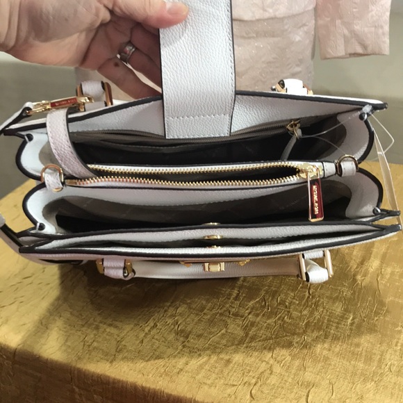 Michael Kors Kinsley Accordion Satchel - Picture 2 of 8